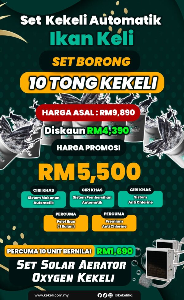 Set Borong 10 Tong Kekeli Automatik