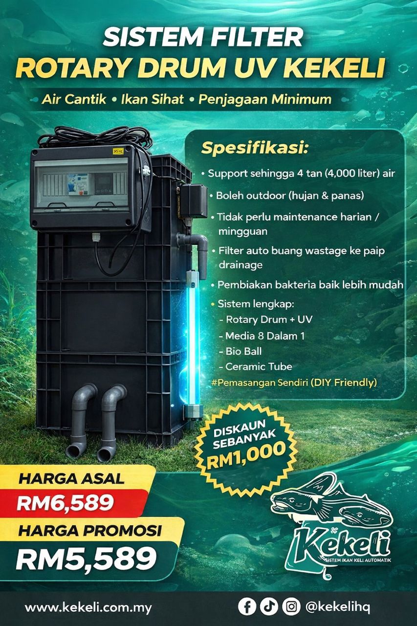 Sistem-Filter Rotary-Drum-UV-Kekeli